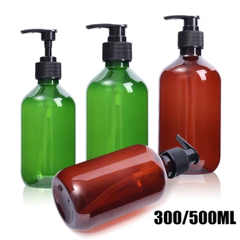 Пластмасова бутилка за пресоване на 300/500 мл, Бутилки за шампоан за баня, лосион, гел за душ, захранващи пяна, сапун, помпа за вана, Бутилки за еднократна употреба