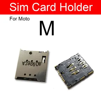Притежателят на тавата за sim-карти за Motorola Moto M Sim Micro Reader, адаптери за слотове за карти, жак за подмяна на карти, резервни Части за ремонт на