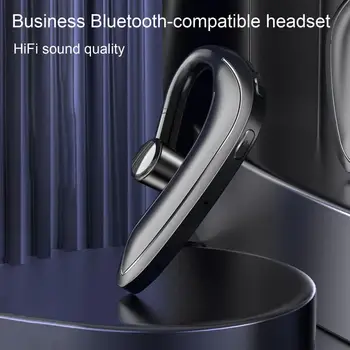 Слушалки, съвместими с Bluetooth, практични, удобни за кожата Безжични слушалки, съвместими с Bluetooth 5.0, бизнес и спортни