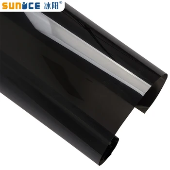 Sunice 4mil Черни Нано Керамични слънчеви Нюанси 15% VLT Фолио За Прозорци на коли Защита на стъкло От Шрапнел автомобилни фолиа 1.52x10m