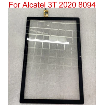 Дигитайзер, докосване на екрана с едно докосване със стъкло от най-високо качество на предния панел за Alcatel 3T 2020 8094 8094X8094M 10,1 
