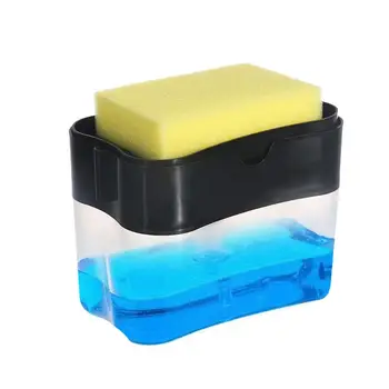 Автоматично дозиране система сапун, Бутилка За Течен Сапун Кухненска Гъба Опаковка Сапун Кухненска Гъба Опаковка на Ръчно Гъба за сапун