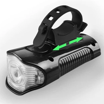 Нощен Велосипеден фенер, Велосипеди фенерче, Силна Светлина, Предна лампа, Водоустойчив USB Акумулаторна батерия С таблицата на кодовете рожка