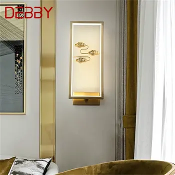 Стенен лампа DEBBY Brass Модерен и луксозен дизайн аплици led лампа Балкон за дома, хол, коридор,