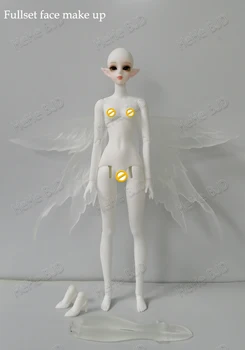 Чудесна кукла HeHeBJD размер 1/6 с уши на елф, красиво тяло момичета