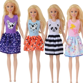 Модно рокля, вечерна пола за кукли 1/6, празнична дрехи за момичета Барби, детски играчки 