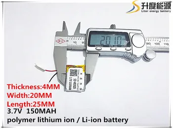 402025 3,7 На 150 ма 402025 Литиево-полимерна Li-Po литиево-йонна батерия за Mp3 MP4, MP5 мобилен Bluetooth GPS