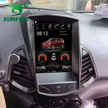 Екран Tesla Восьмиядерный 4 GB RAM памет 64GM ROM Android 10,0 Кола DVD Плейър GPS Бесстекольный Кола Стерео За Ford Ecosport 2018 Радио
