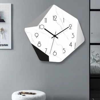 Модерни прости стенни часовници, Декорация на хола, Домашни Часовници, абстрактни стенен кварцов часовник в скандинавски стил