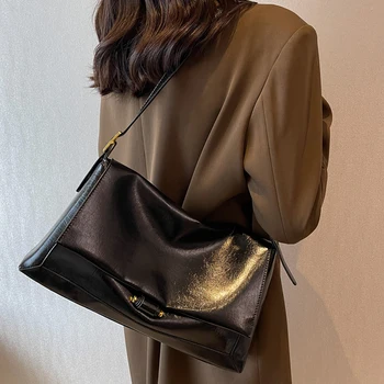 Дамска чанта за през рамото от изкуствена кожа с голям капацитет, модни дамски чанти, пътни чанти с високо качество, дамски чанти през рамо за жени