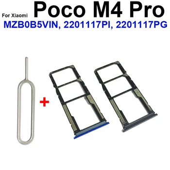 Гнездо за адаптер на тавата за sim-карти за Xiaomi Mi Pocophone M4 M4 Pro 5G Слот за SIM-карти Притежател на Устройство за четене на карти памет SD и Резервни части