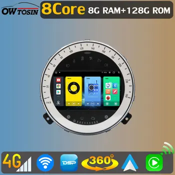 Owtosin Android 11 8G + 128G Кола DVD GPS Радио За MINI Cooper S Clubman Clubvan Coupe R56 R57 R58 360 ° Камера CarPlay Авторадио