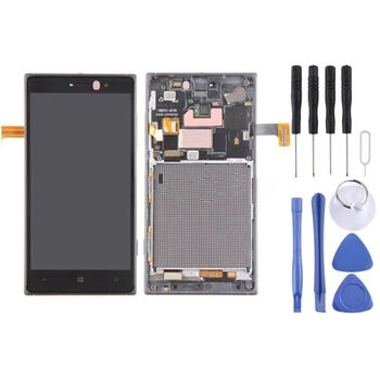 Висококачествен LCD и цифров преобразувател в събирането на рамка за Nokia Lumia 830