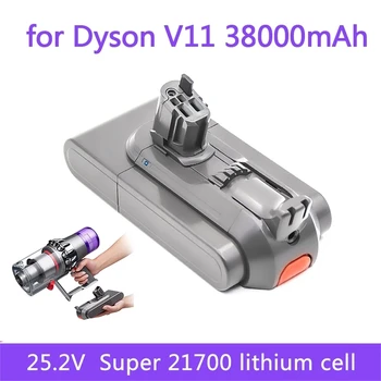 Новост За Дайсън V11 Battery Absolute V11 Animal Литиево-йонна акумулаторна Прахосмукачка Акумулаторна батерия Super lithium cell 38000mAh
