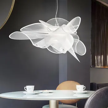 Италиански дизайн на лампа, модерна проста led творческа личност, хол, спалня, кабинет, трапезария, цвете полилей