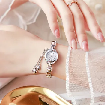 Луксозни модни дамски часовник-гривна дамски ежедневни водоустойчив кварцов дамски часовници за рокли подарък любовник relogio feminino