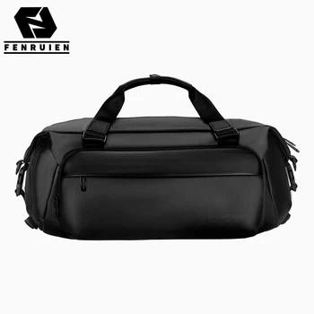 Fenruien Мъжки многофункционална чанта с голям капацитет 35л, чанта за багаж, бизнес-лаптоп, водоустойчива чанта