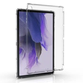 Калъф за таблет Samsung Galaxy Tab S7 S8 Plus FE Ultra TPU Airbag, силиконов калъф, прозрачна защита на седалките TPU S6 A7 A8 lite