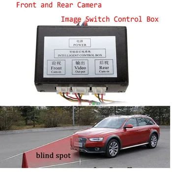 Блок за управление на превключване на изображение на предната и задната камери на автомобила с видеонаблюдение Система за паркиране