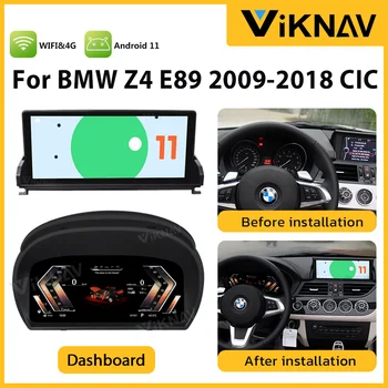 12,3 Инча 128 г Android автомагнитола за BMW Z4 E85 2002-2009 Система за GPS навигация цифров скоростомер табло