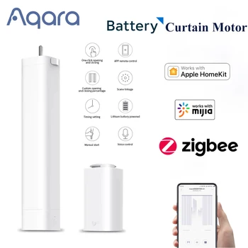 Мотор за Пердета Aqara B1 Безжичен Електрически Мотор Zigbee С акумулаторна Батерия Mijia Apple Homekit Smart Curtains Remote Conotrol