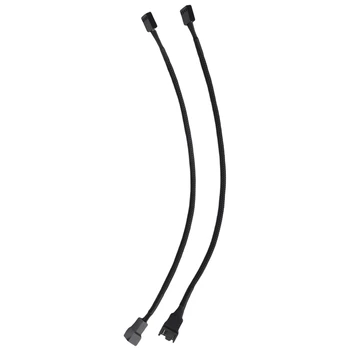 10 бр., 4-пинов кабел за удължаване на вентилатора PWM конектор за свързване на захранващия кабел, удлинительные кабели от мъжа към жената, съвместими с 4-пинов/3-пинов вентилатор
