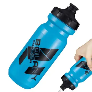 Велосипедна бутилка за вода, спортна бутилка за вода, не съдържа Bpa, Лесно управляема двухтактные бутилки, помещающиеся в велосипедни клетки
