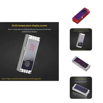 SSD-Чудесен охладител охладител за твърд диск M. 2 SSD Стабилна производителност Ефективен охлаждащ вентилатор SSD
