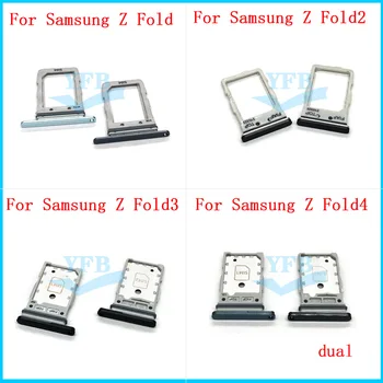 Притежателят на Тавата за Sim-карти Samsung Galaxy Z Fold 2 3 4 5 Z Fold2 Fold3 Fold4 5G F916 F926 G936 Притежателя на Тавата за SIM-карти Гнездо за Адаптер