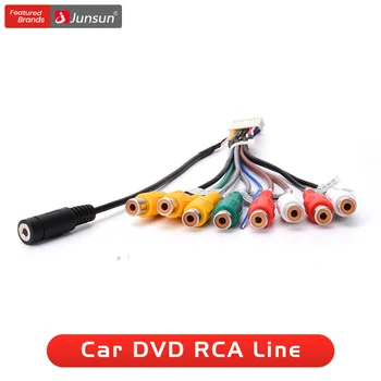 Junsun кола стерео радио RCA изход тел Aux-in кабел-адаптер
