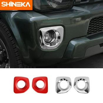 SHINEKA Автомобилен стайлинг ABS Предната противотуманная светлината на прожекторите, декоративна капачка, накладки, рамка стикер, подходящ за Suzuki Jimny 2012 + аксесоари за автомобили