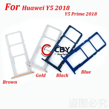 50 бр. тава за sim-карти за Huawei Y5 Prime 2018 г., притежателят на слота за СИМ-карти, дубликат част