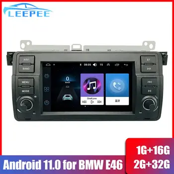 Авторадио автомобилен плейър стерео за BMW E46 1998-2005 Мултимедия GPS навигация 7 инча 2 Din радио универсален Android 11,0