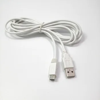 Кабел за зареждане с дръжка WIIU с дължина от 3 м, удлинительный кабел Wiiu, кабел за зареждане соматосенсорной игрова конзола, WIIU, Бял