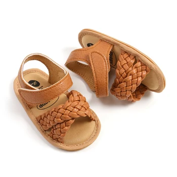 Поставете своята малка принцеса в тази ежедневни обувки за деца, меки и удобни сандали за бебета 0-18 месеца
