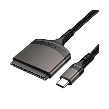 Кабел TYPE-C SATA 3,0, Адаптер Sata Към USB C, Кабел SATA 2,5-Инчов Външен SSD HDD, твърд диск 22 Pin Sata III за PC