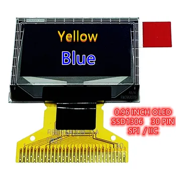 30PIN OLED 0,96-инчов екран SSD1306 Drive IC 128*64 Parraller 3/4 тел SPI, I2C UG-2864HSWEG01