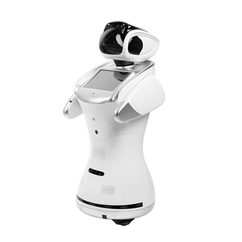 Говорител на интелигентен робот, детска образователна машина, семейно ескорт на търговски определяне на температурата на човешкото тяло