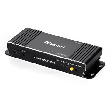 TESmart Единична/4 порта/8 пристанища/16 порта HDMI KVM конзола монитор PC компютър KVM switch experts Поддържа 4k 60hz HDCP