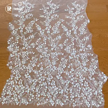 Сватбена рокля от 3D завързана кърпа, расшитое мъниста и пайети, подобрена плат за шиене по поръчка RS4160