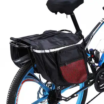 25-литров мотор чанта за пренасяне, на задния багажник, чанта за багаж, Водоустойчив задна Двойна странична велосипедна двойна чанта