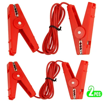 2 бр., щурцове за фермата, кабели за преносими електрически огради, смяна съединители червен цвят, щипки тип 
