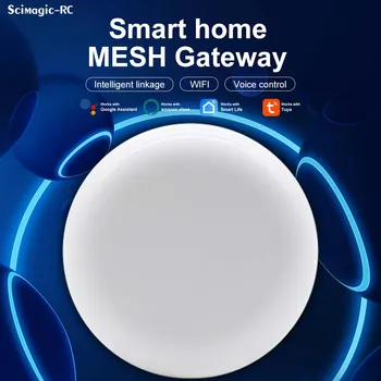 Нови Постъпления МОЖНО Mesh Портал Хъб Безжичен мост за smart home Sasha Smart Life дистанционно управление работи с Алекса Google Home