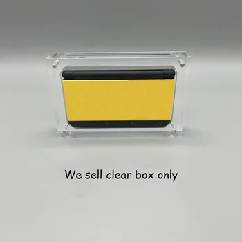 Бистра Магнитна Акрилна кутия За Игралната Конзола new3DS Cover Shell Box Прозрачен Дисплей Поставка За Съхранение слот Аксесоари