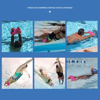 Плаващ гаф за корекция на фигурата, тренировка по плуване, восьмизначная дъска за крака с клипс за възрастни и деца, дъска за плуване от Eva A