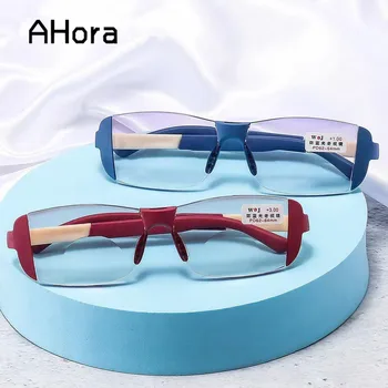 Ahora Бифокални Очила за четене при Пресбиопия без Рамки за Жени И Мъже, Блокер Синя Светлина Точки +1.0+1.5+2.0+2.5+3.0+3.5+4.0